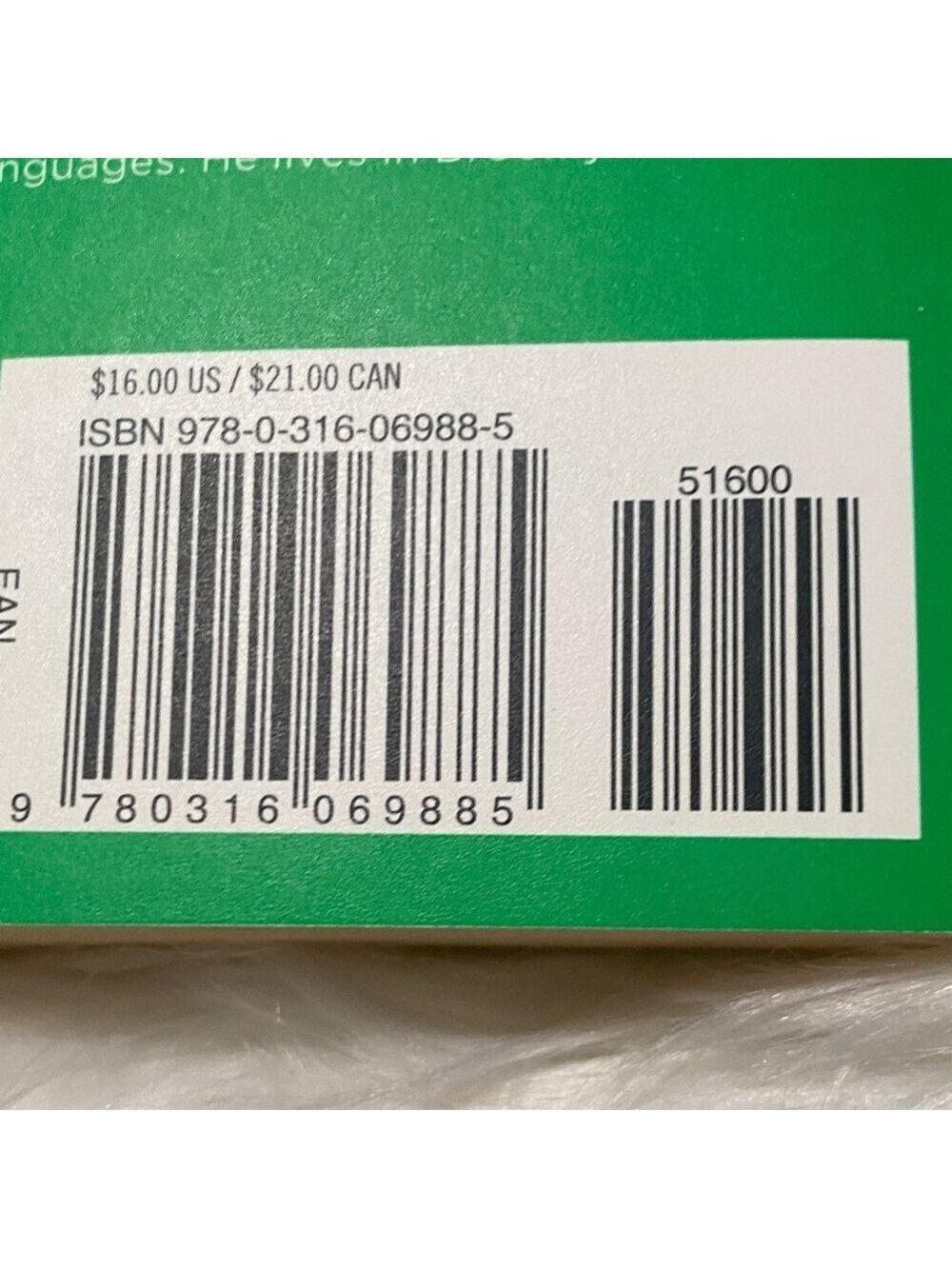 Green 'Eating Animals' Book by Jonathan Safran Foer - Picture 4 of 4
